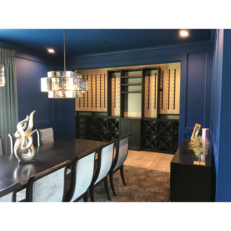 Rebrilliant Indurial Wall Mounted Wine Bottle Rack