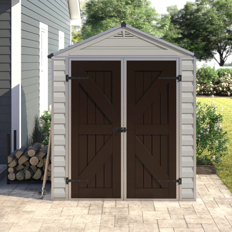 Canopia Palram - Canopia Skylight 6 Ft. W x 7.5 Ft. D Polycarbonate Storage Shed & Reviews | Wayfair