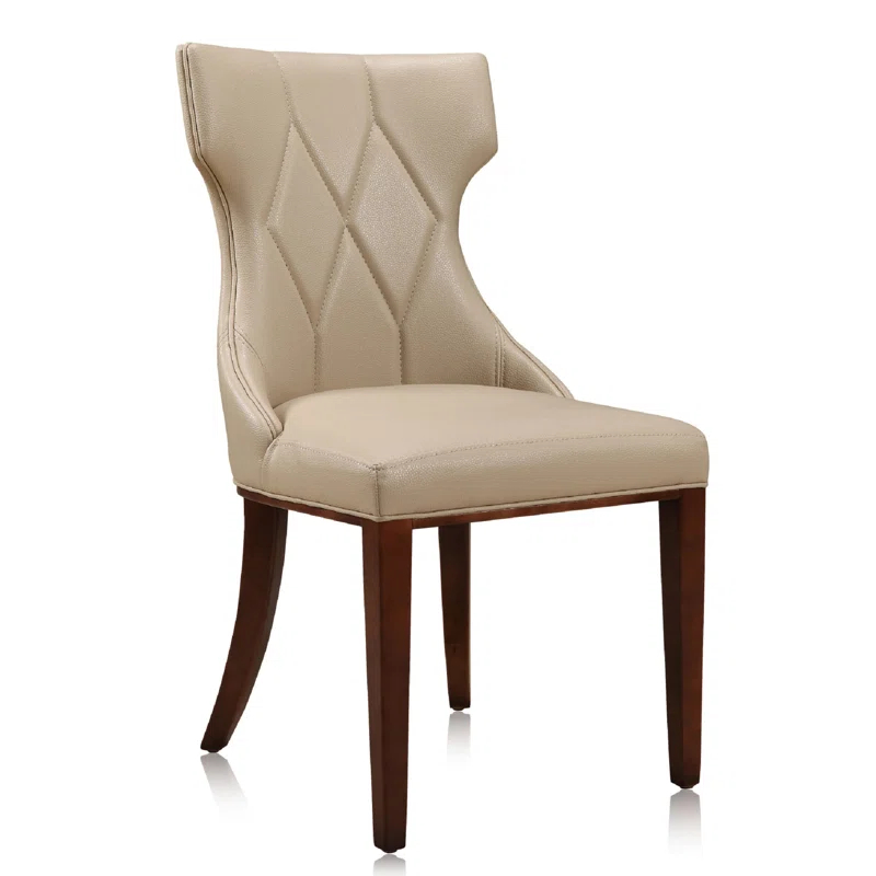Rosdorf Park Reine Upholstered Wing Back Side chair (Set of 2)