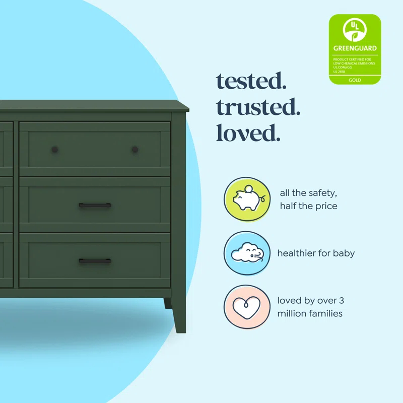 daVinci Beau 6-Drawer Double Dresser & Reviews | Wayfair