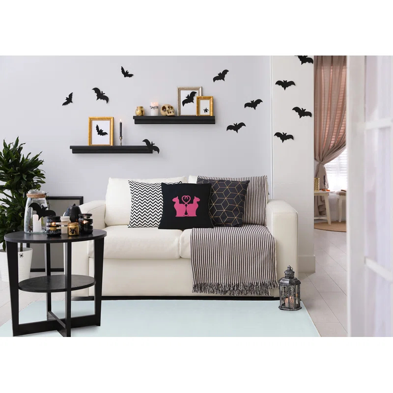 e by design Reversible Throw Pillow