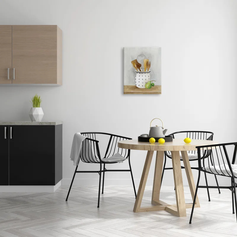 Stupell Industries Aw-365-Canvas " Kitchen Utensils Still Life " by Janet Tava Painting Print