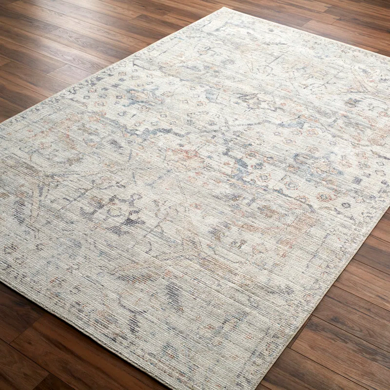 Becki Owens x Livabliss Vintage Traditional Oriental Boho Cream Area Rug