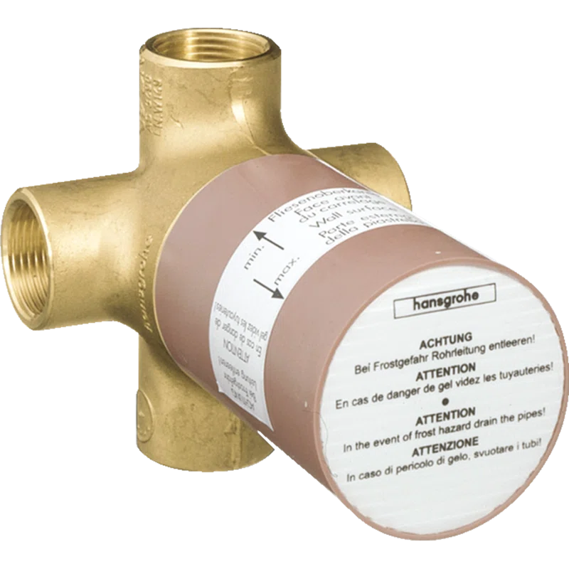 Hansgrohe 15930181 Rough Quattro 3-Way Diverter Valve