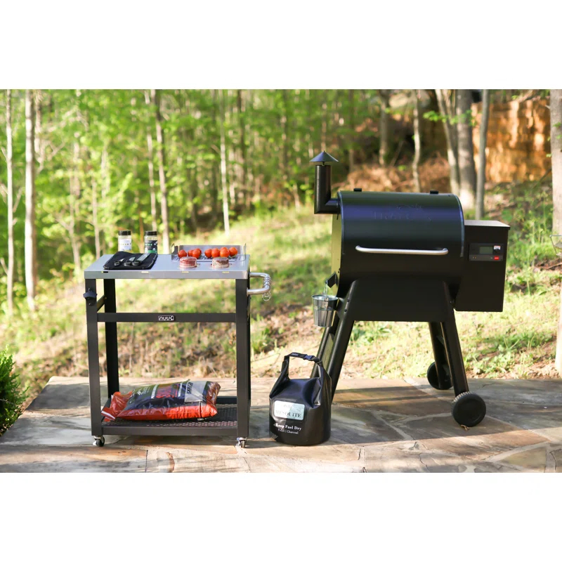 NUUK Stainless Steel 30IN Outdoor Grill and Prep Cart