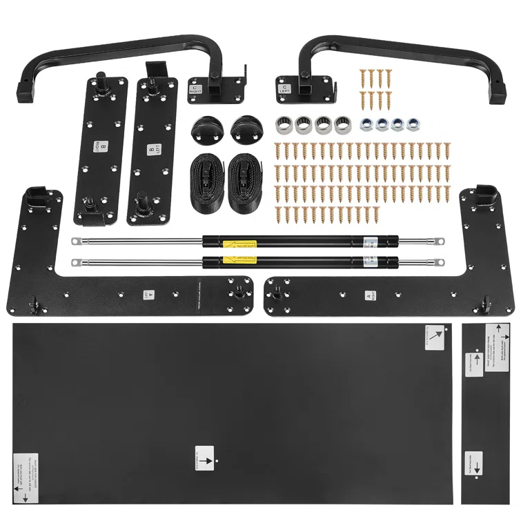 VEVOR Murphy Bed Kit Twin Deluxe DIY Wall Bed Mechanical Hardware Kit Folding