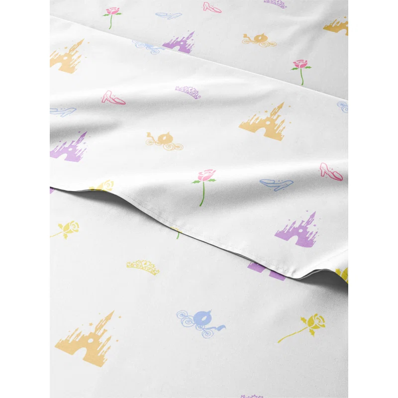 CGK Linens 4 Piece Kids Microfiber Sheet Set - Wrinkle Free - Cute, Cozy, Soft