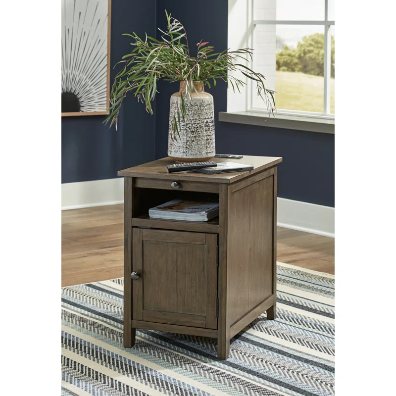 Lark Manor™ Dalson End Table and Built-In Outlets