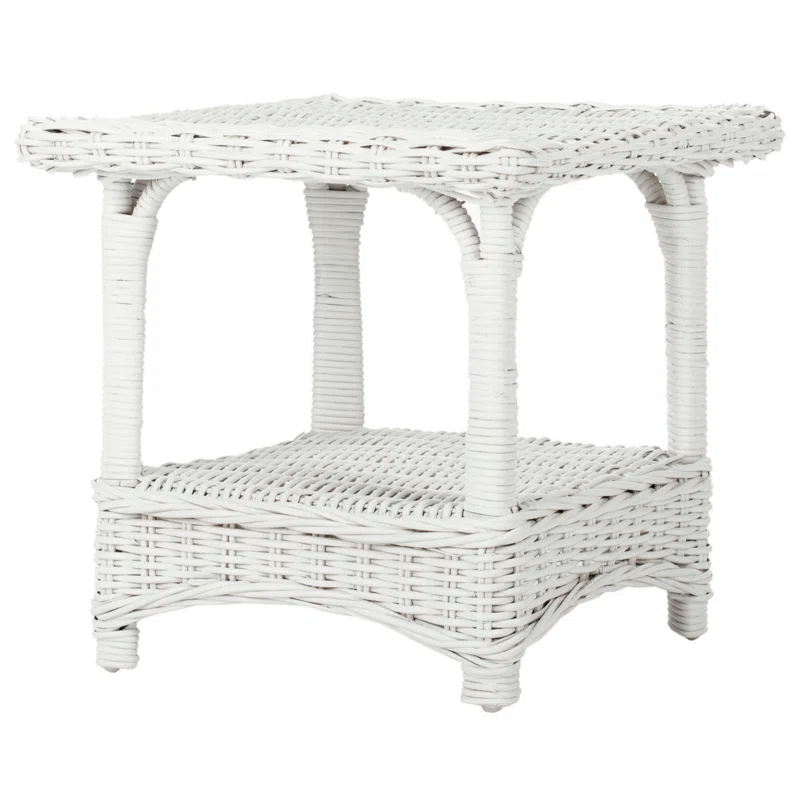 Highland Dunes Willow Solid Wood Top End Table