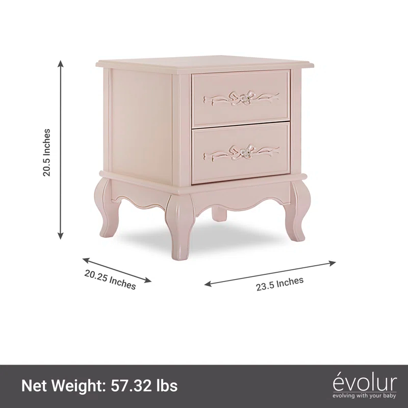Evolur Aurora 23.25'' W Nightstand