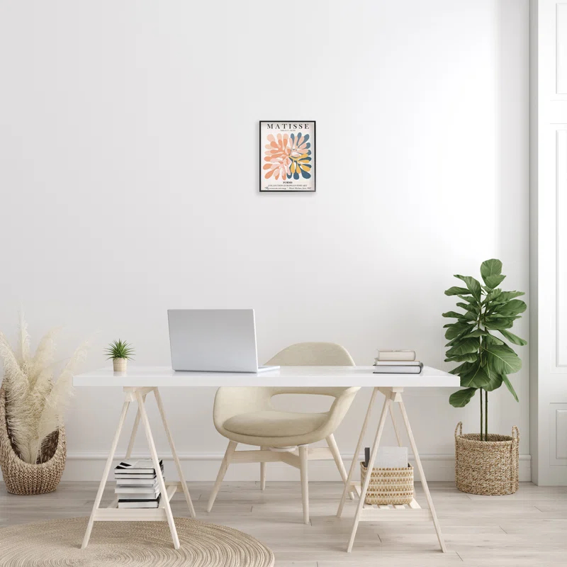 Stupell Industries Classical Matisse Painting Cut Out Forms Traditional Abstract - Graphic Art Print