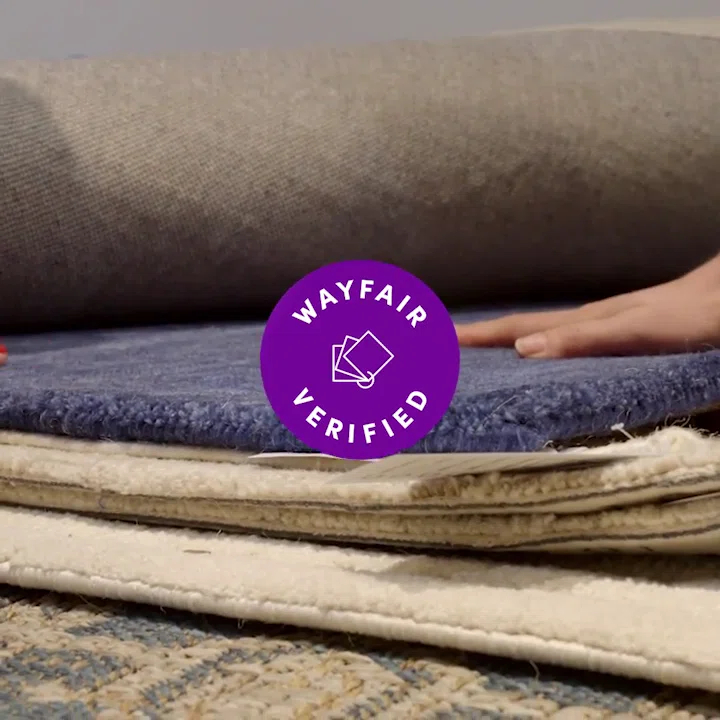 Wade Logan® Eriksay Low Profile Upholstered Platform Bed with Wingback Headboard