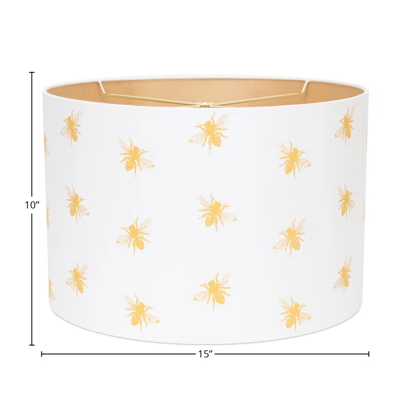 10'' H x 15'' W Linen Drum Lamp Shade