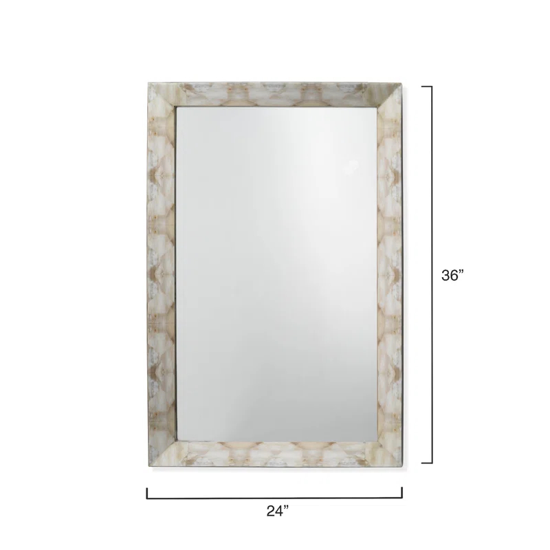 Fragment Engineered Wood Flat Wall Mirror