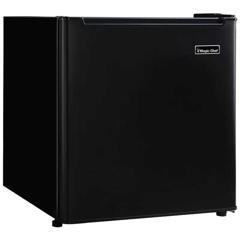 Magic Chef 1.7 Cubic-ft Manual Defrost Refrigerator (Black)