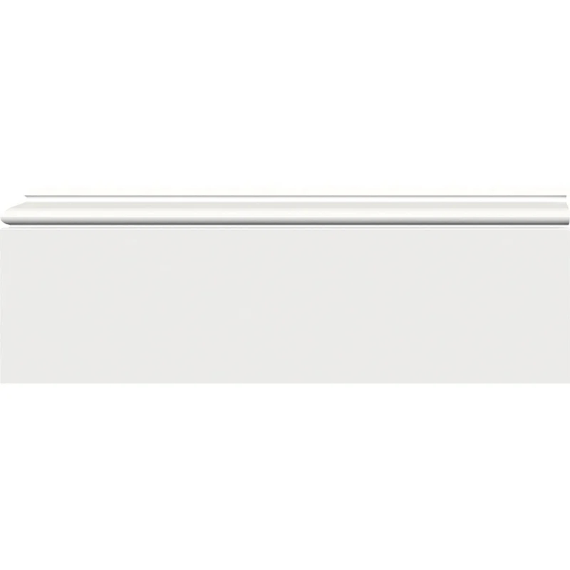 Ekena Millwork WM163E - 5"H x 1/2"P x 96"L Speed Base Moulding, PVC
