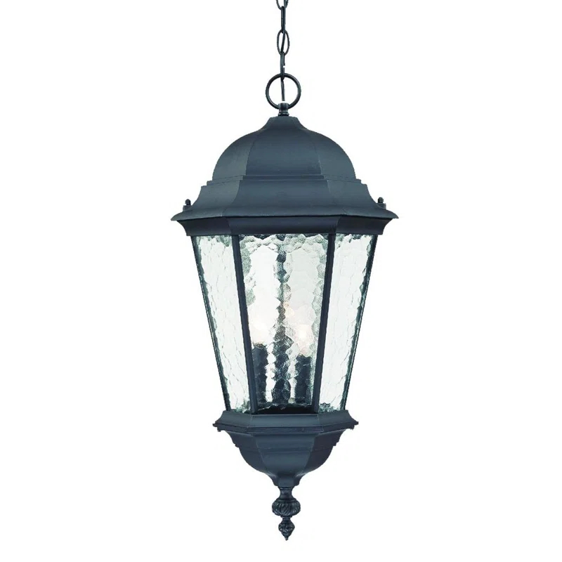 HomeRoots Telfair 3 - Light Outdoor Hanging Lantern