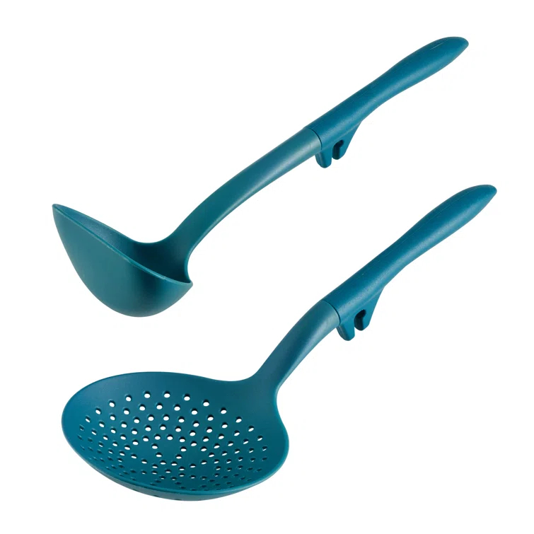 Rachael Ray Rachael Ray Lazy Tool Kitchen / Cooking Utensils Set, 2 Piece, Teal