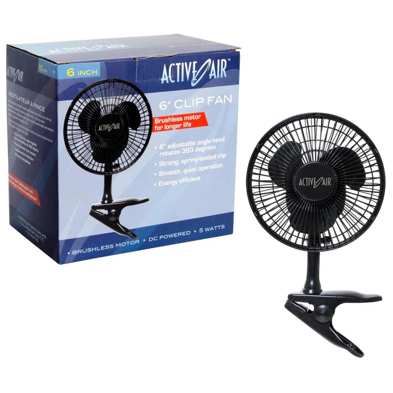 Hydrofarm Active Air 6" Table Fan