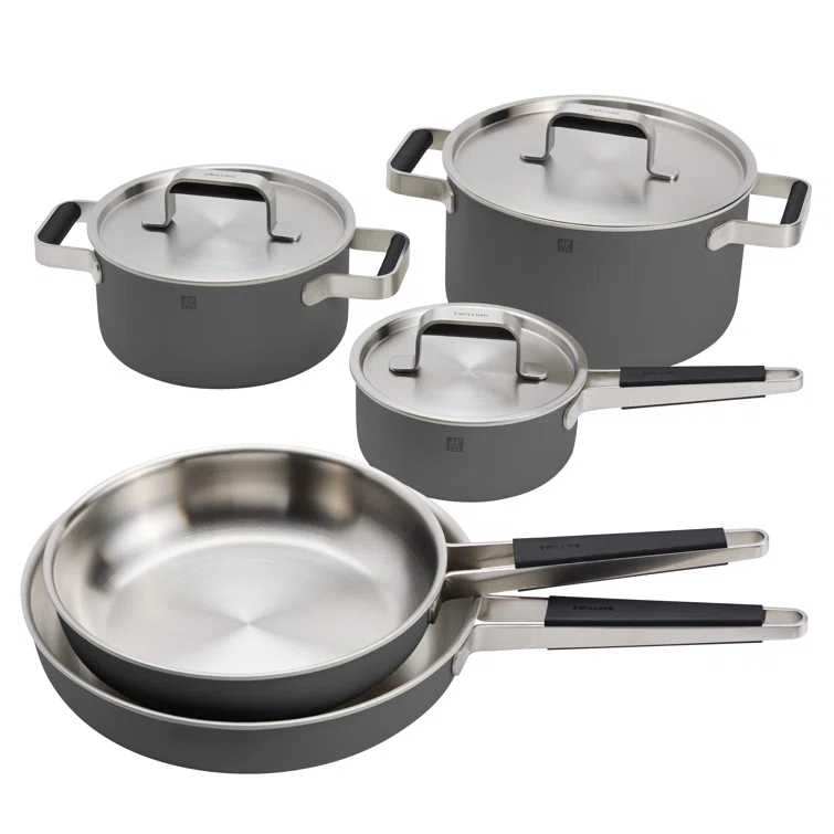 ZWILLING J.A. Henckels ZWILLING Pure 8-Pc Stainless Steel Cookware Set