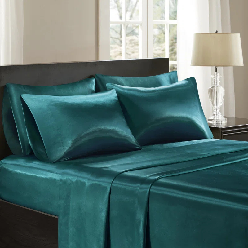 Madison Park Essentials Satin Luxury 2PC Pillowcases (Set of 2)