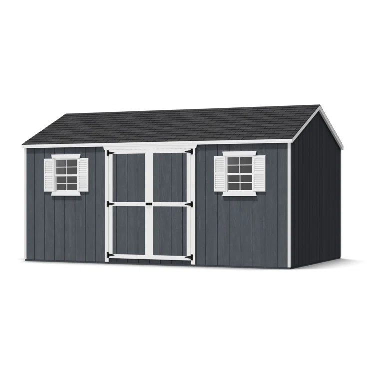 Little Cottage Co. Value Workshop Outdoor Wood Storage Shed & Reviews | Wayfair