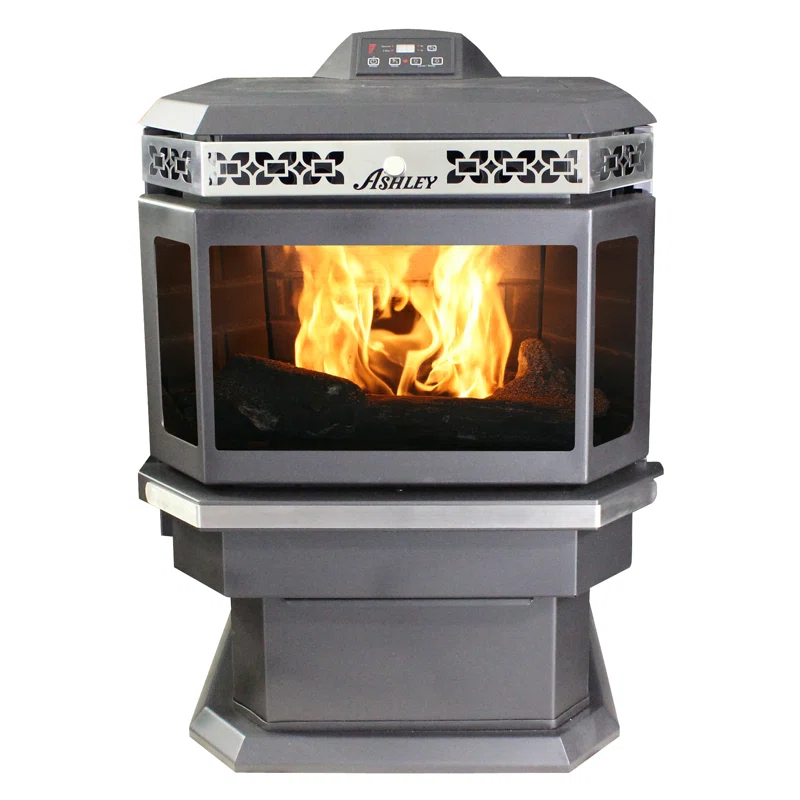 Ashley Hearth Ashley Bay Front Pellet Heater - Solid Fuel Appliance