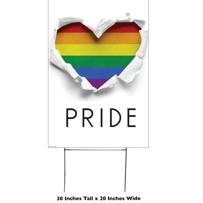 Advanced Graphics Pride Yard Sign