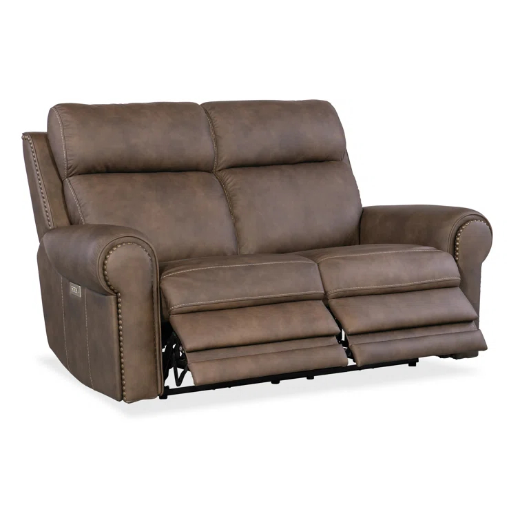 Hooker Furniture SS 66'' Leather Power Reclining Loveseat