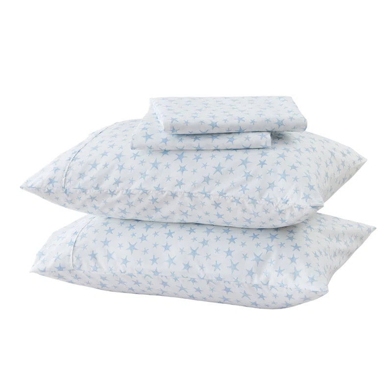 Ultra Soft Coastal Printed Microfiber Sheet Set