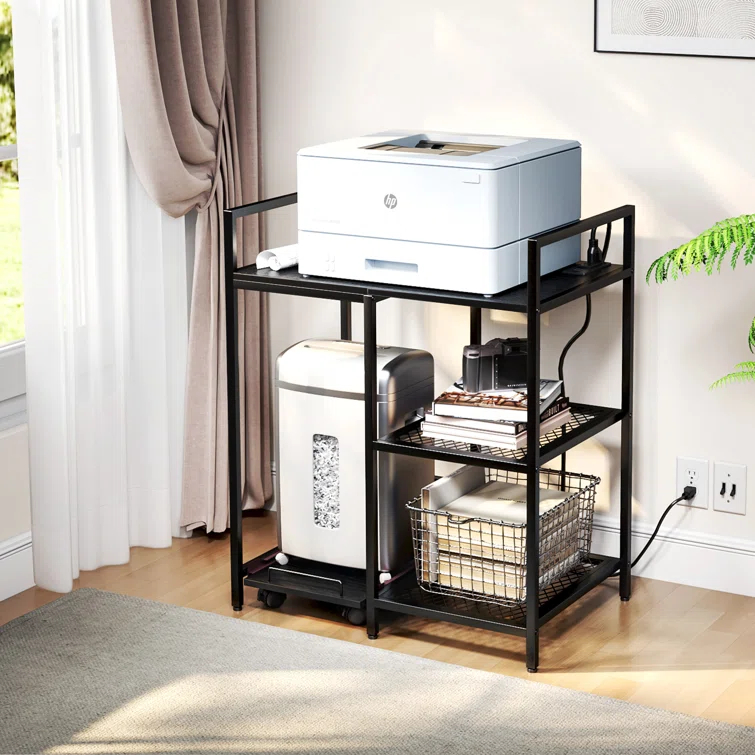 TC-HOMENY 28'' H x 23.5'' W Printer Stand & Reviews | Wayfair