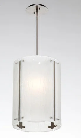 Hammerton Studio Textured Glass 1 - Light Single Pendant