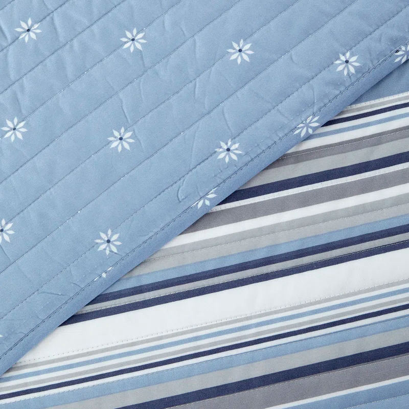 Elise Striped Quilt Set