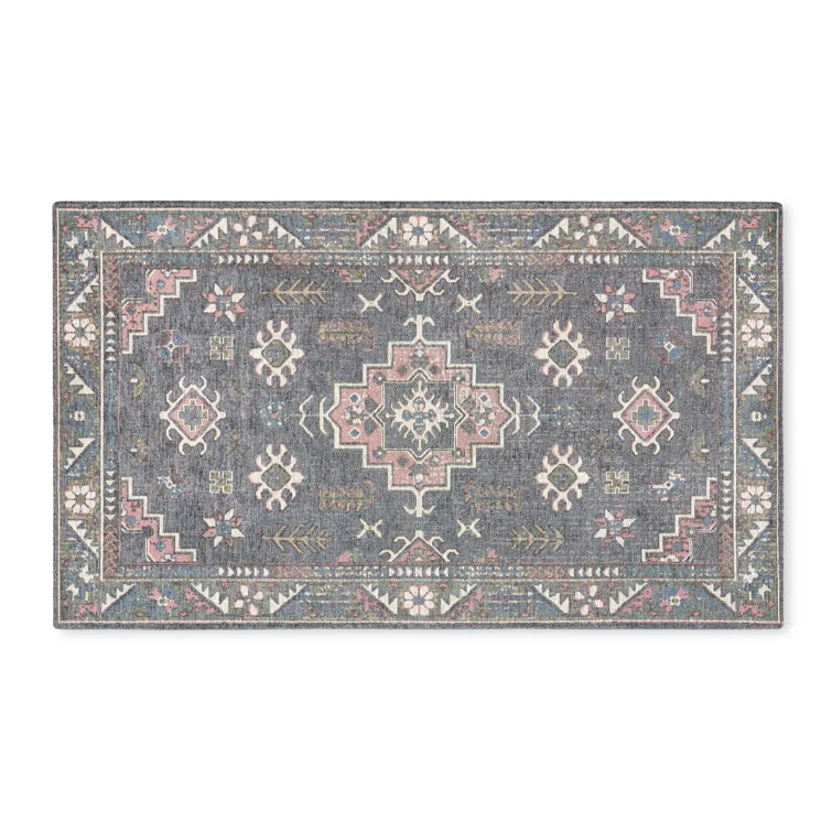 Town & Country Living TOWN & COUNTRY LUXE Livie Everwash Non-Slip Backing Kitchen Mat