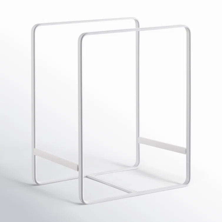 Yamazaki Home Plate Rack/Dish Stand/Dish Storage/Plate Holder, Large, Steel, Large