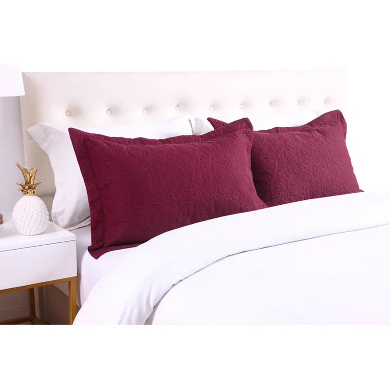 MarCielo P-solid Shams Pillow Sham (Set of 2)