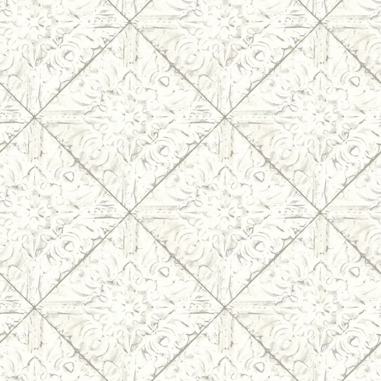 Brewster Home Fashions Bourgoin Geometric Roll