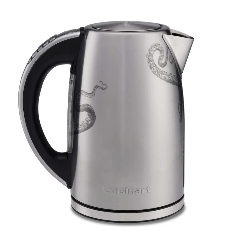 Cuisinart Caskata PerfecTemp 1.7-Liter Cordless Programmable Electric Tea Kettle with Stay Cool Non-Slip Handle