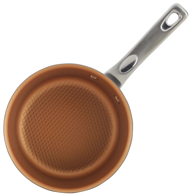 Ayesha Curry Ayesha Curry Home Collection Hard Anodized Nonstick Sauce Pan with Lid, 2 Quart