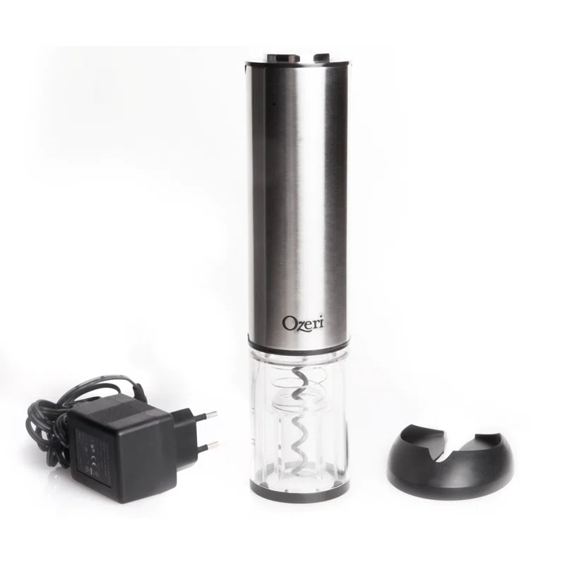 Ozeri Ozeri Extravo Electric Wine Opener in Stainless Steel with Auto Activation