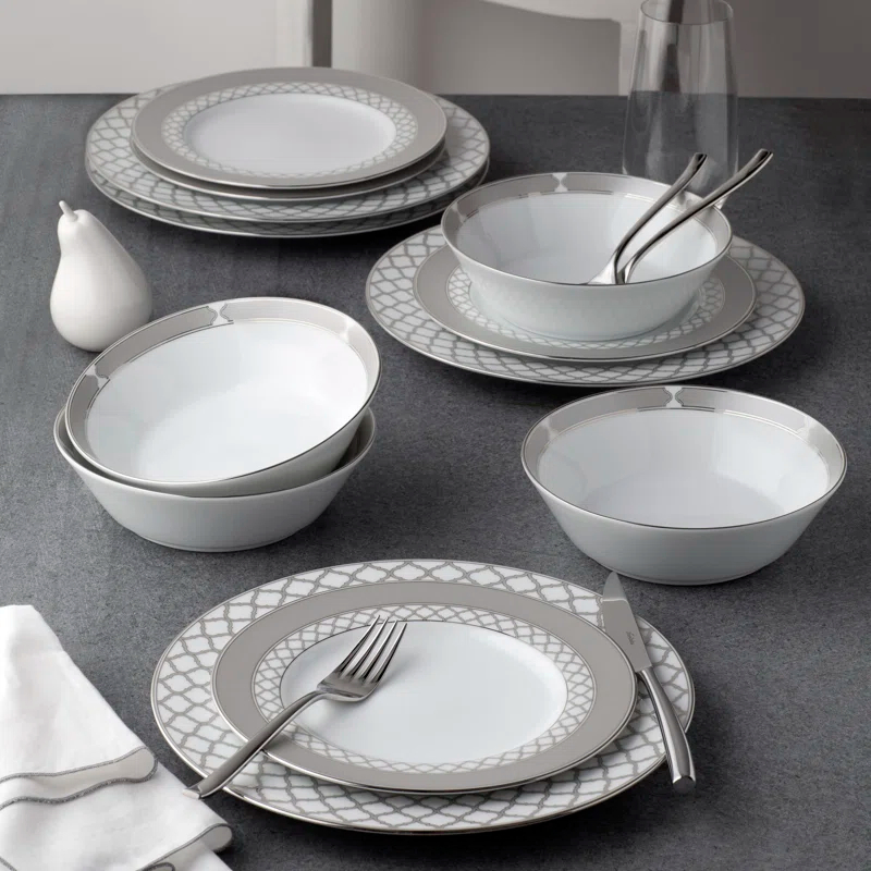 Noritake Noritake Eternal Palace 12-Piece Dinnerware Set, Service for 4