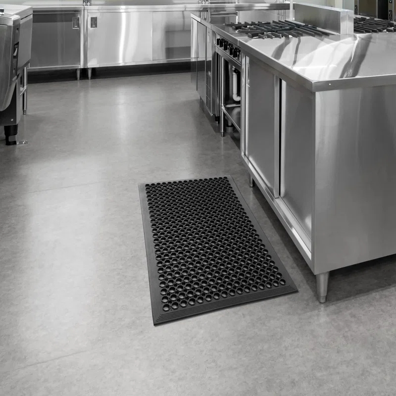 GRIDMANN Anti-Fatigue Restaurant Floor Mat, Non-Slip Rubber Drainage Mat
