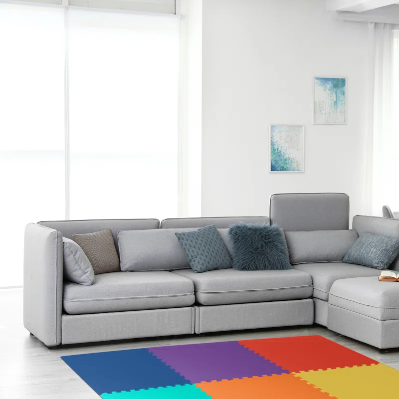 We Sell Mats 3/8" Thick Multipurpose Foam Floor Tile 100 Square Feet (25 Tiles)