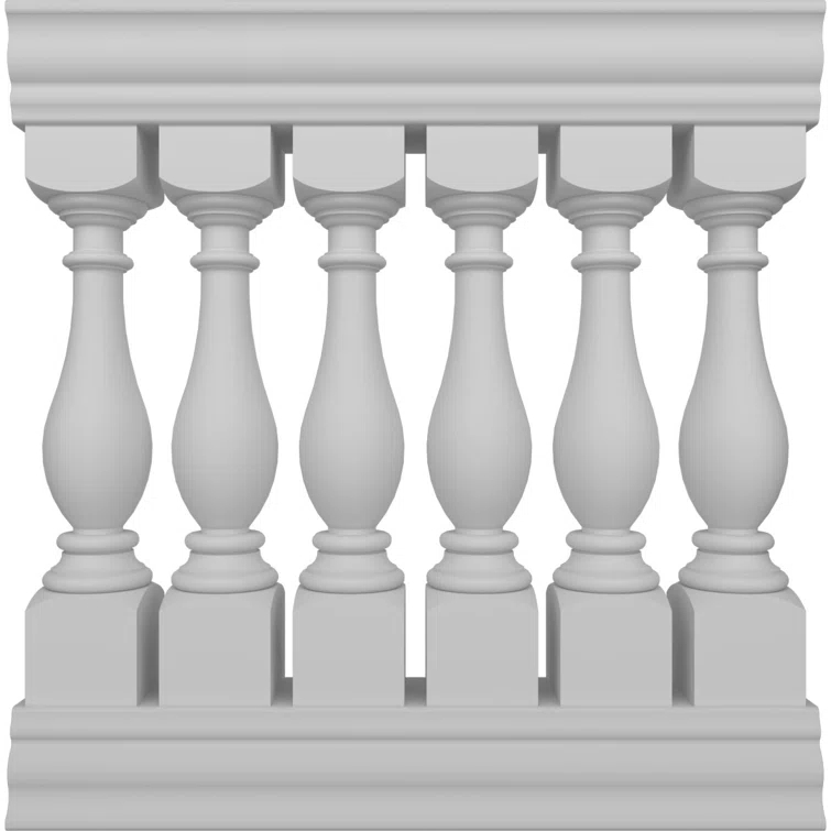 Ekena Millwork Legacy White Porch And Stair Railings