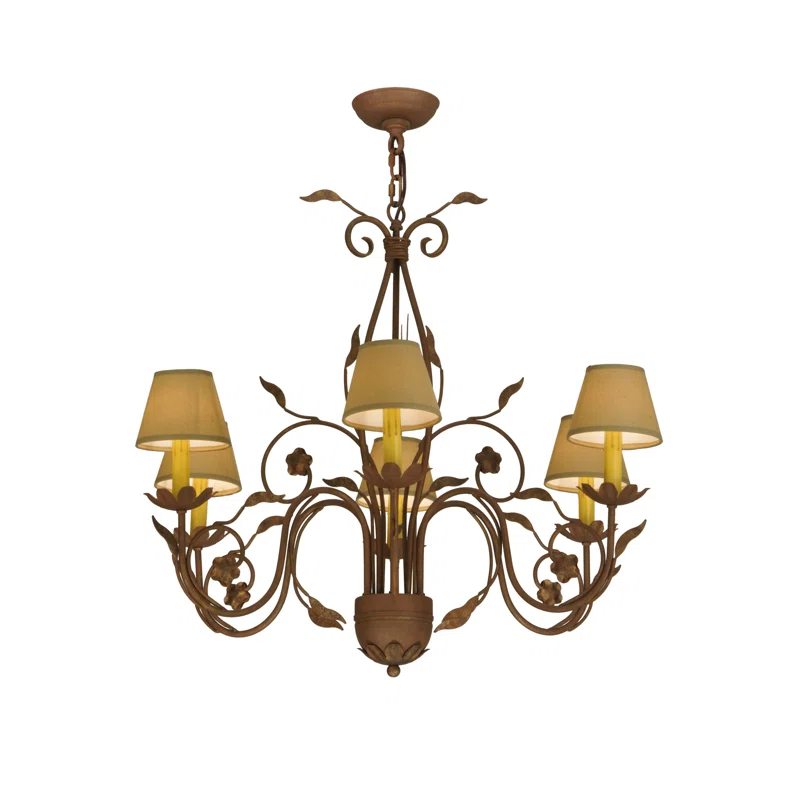 Meyda Lighting Bordeaux 6 - Light Dimmable Chandelier