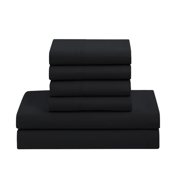 Sweet Home Collection All Season Bed-in-A-Bag 5pc/7pc Solid Color Comforter & Sheet Set Ultra Soft Bedding by Sweet Home Collection