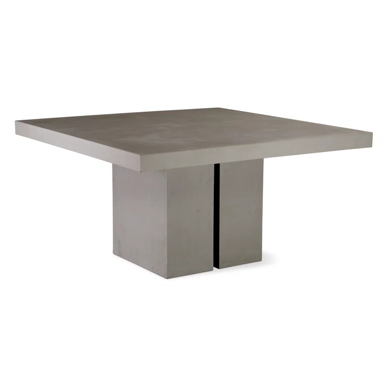 Seasonal Living Perpetual Square Concrete Outdoor Dining Table