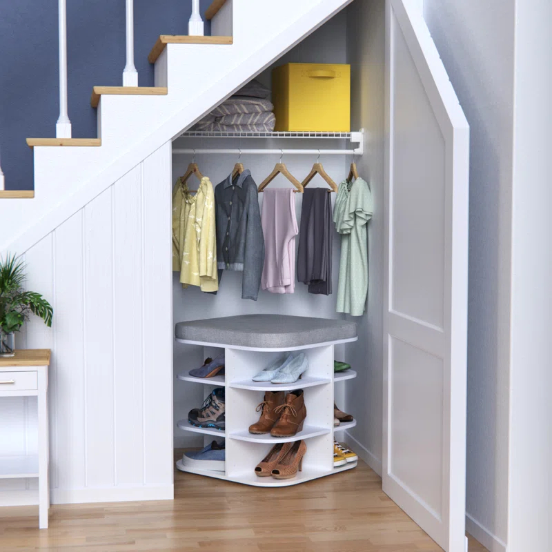 ClosetMaid 12 Pair Shoe Storage Bench