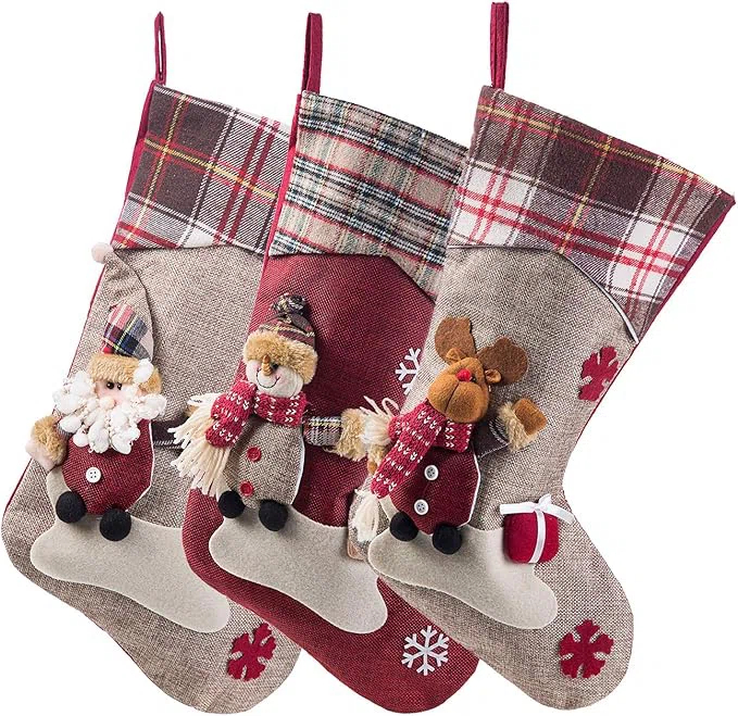 Christmas Stockings Set of 3