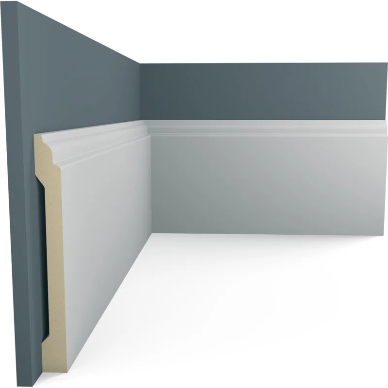 Ekena Millwork 5 7/8"H x 5/8"P x 94 1/2"L Remington Baseboard Moulding